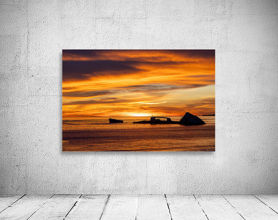 Seacliff Beach Sunset Wall Preview