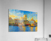 Savannah Cityscape Acrylic Print