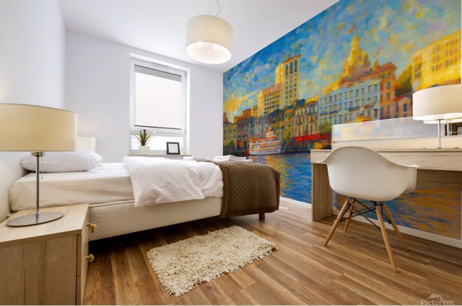 Savannah Cityscape Mural print