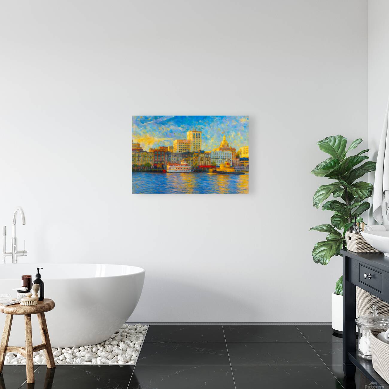 Savannah Cityscape Reproduction