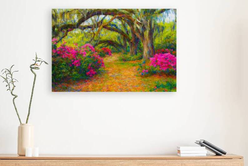 Savannah Azaleas in Bloom by Joseph Ebberwein