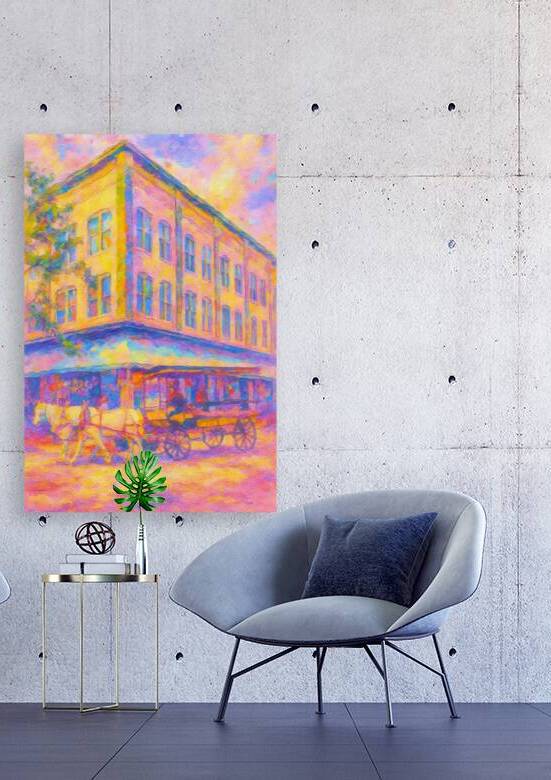 Savannah Carriage Street Scene by Joseph Ebberwein