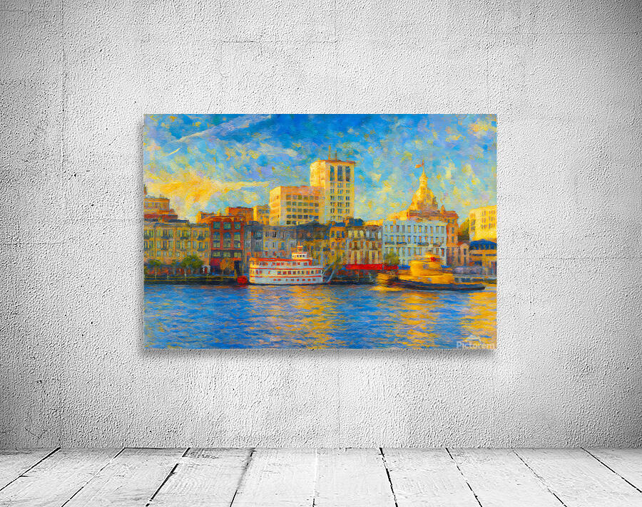 Savannah Cityscape Wall Preview