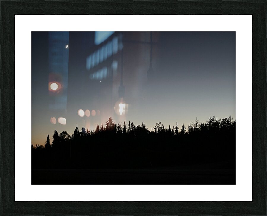 Simple nuit Picture Frame print