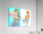 1  two with dog Acrylic Print