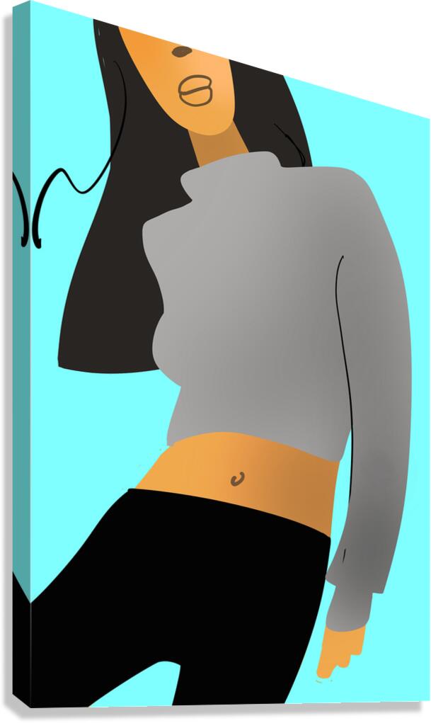 femme 1 Canvas Print