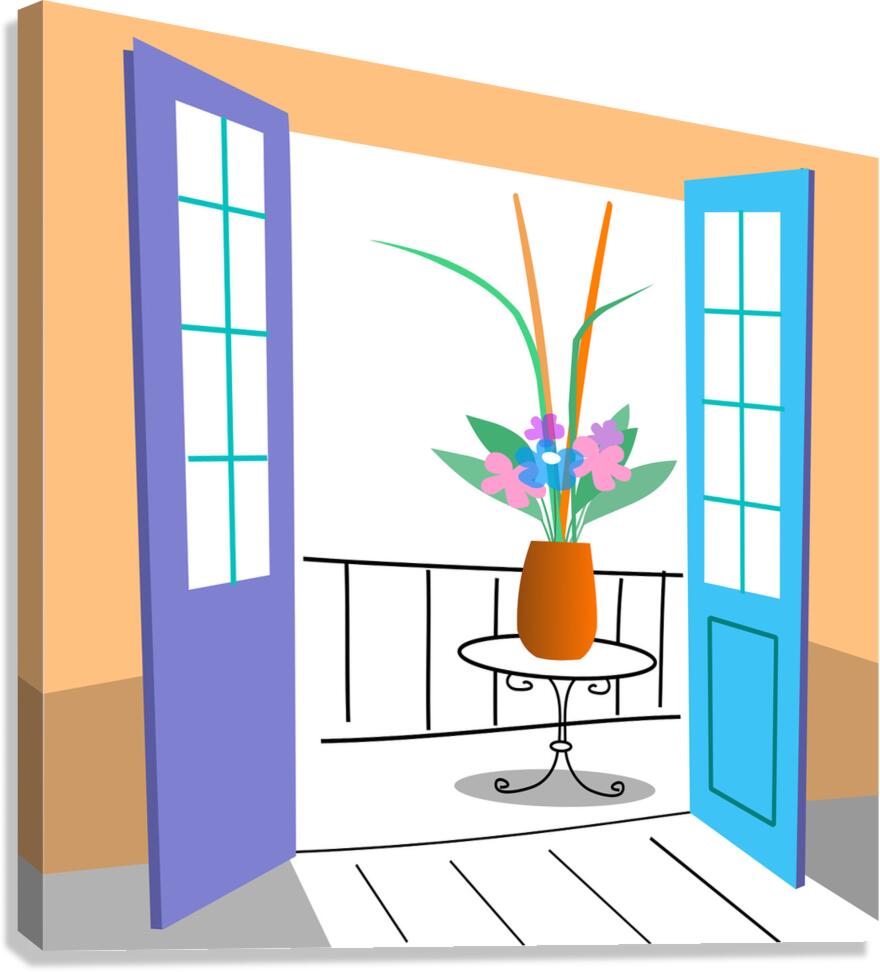 balcony Canvas Print