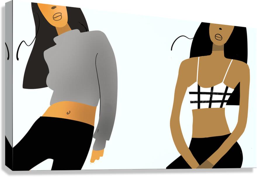 femme two Canvas Print