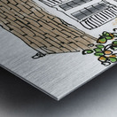 1. Village Metal print