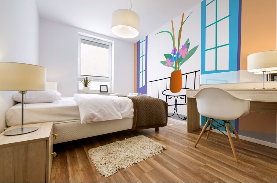 balcony Mural print