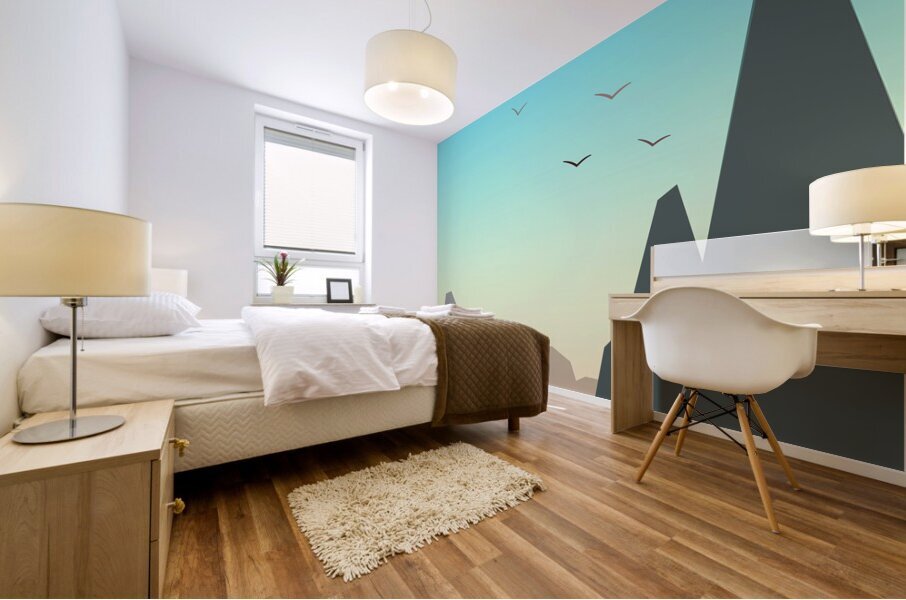 peaceful bay Mural print