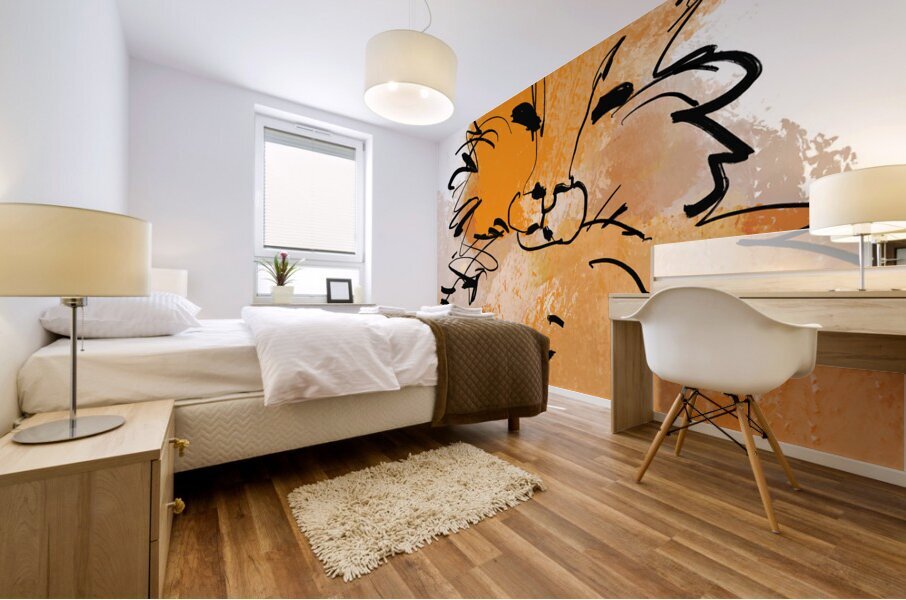 Cat Mural print