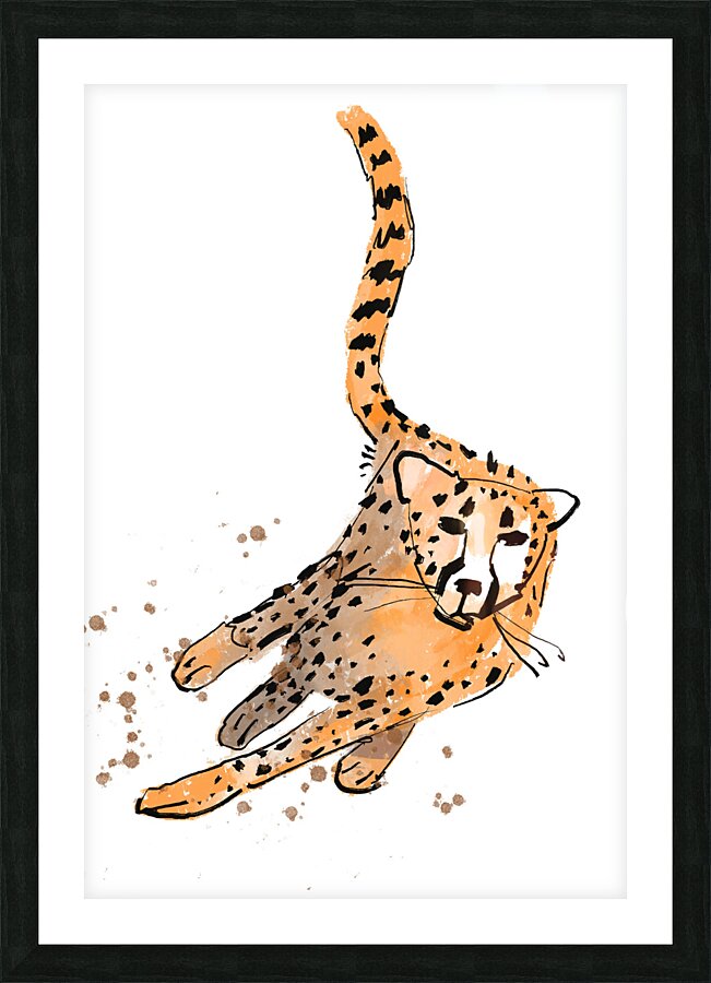 Cheetah 1 Picture Frame print