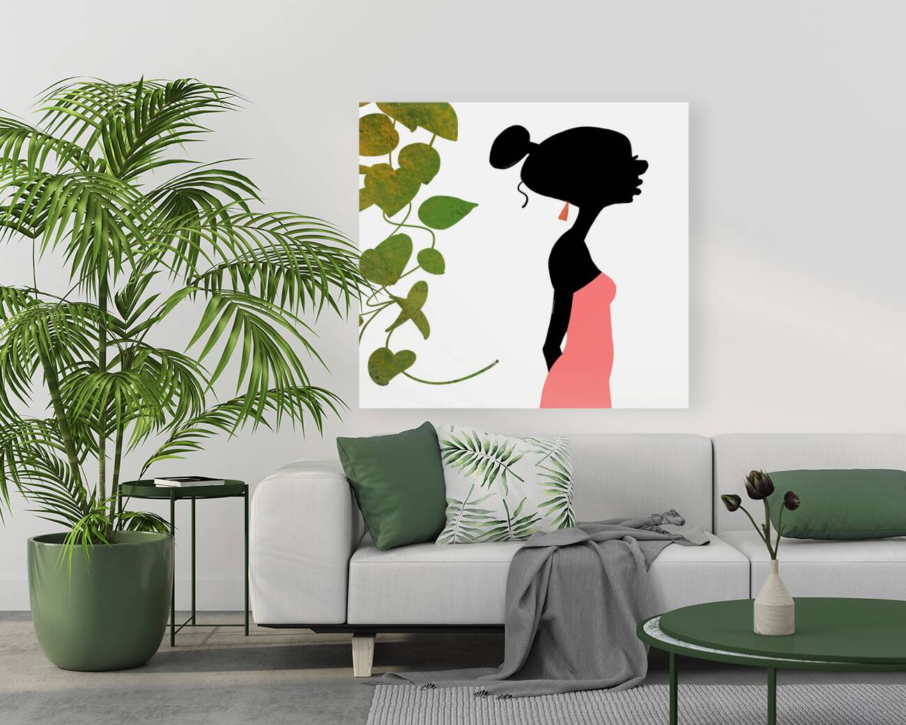 girl & vine Reproduction