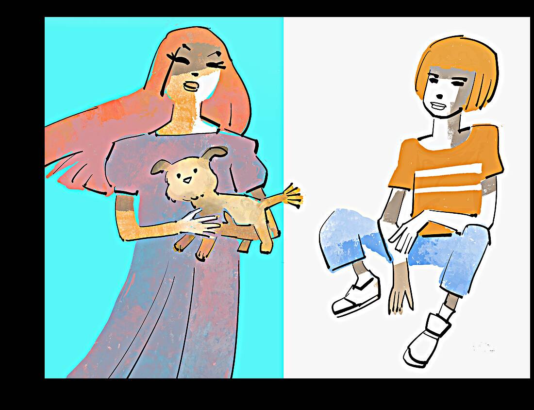 1  two with dog Reproduction