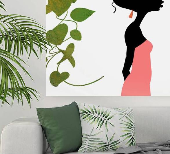 girl & vine Reproduction