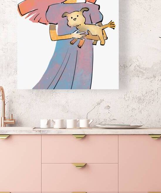 girl dog small by kevin george Roper