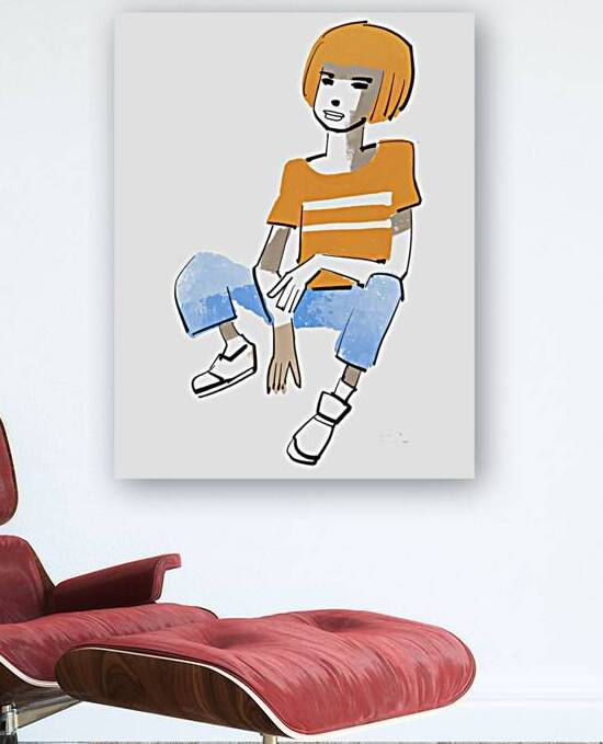 girl stripe t by kevin george Roper