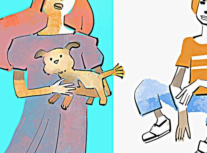 1  two with dog by kevin george Roper