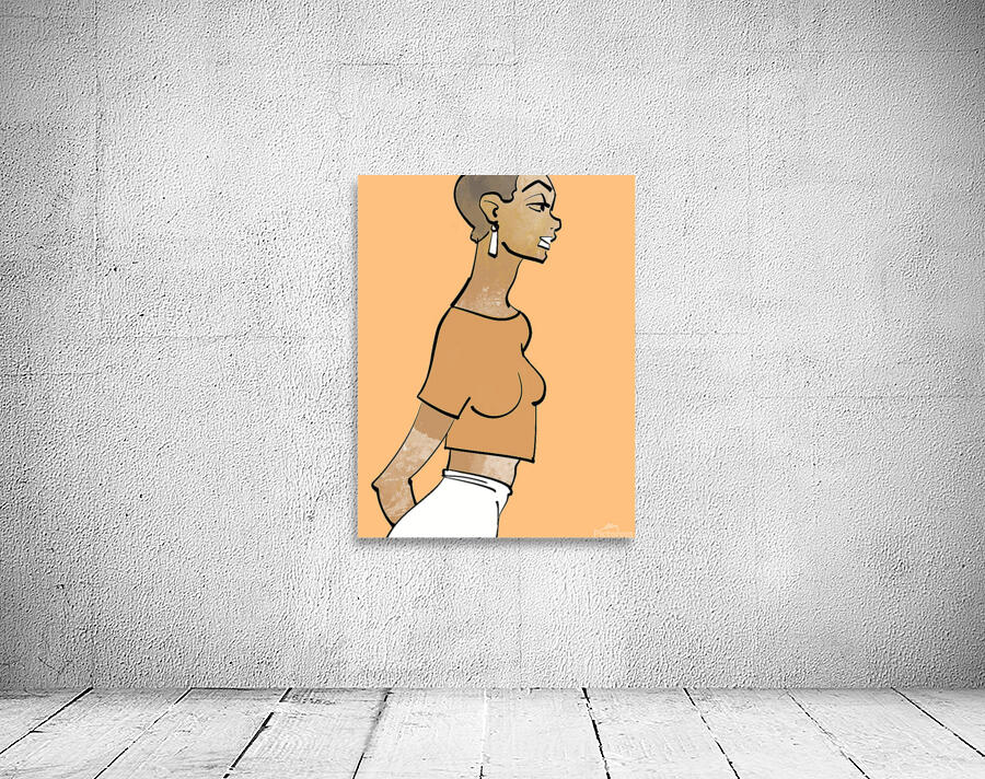 8 with orange Wall Preview