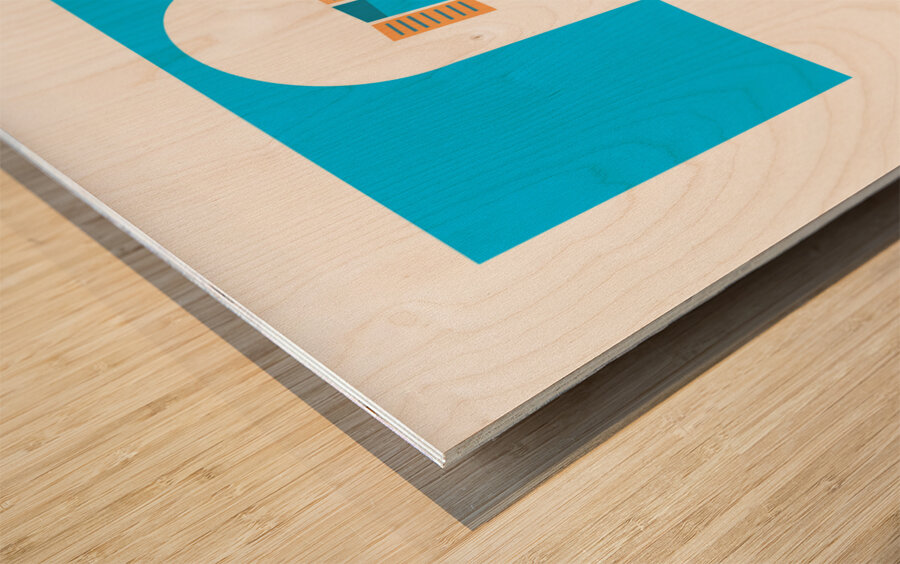 SANTORINI 50 70 PNG Wood print