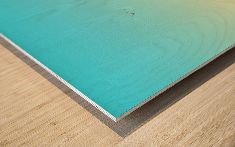 peaceful bay Wood print
