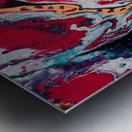 Abstract Red Metal print