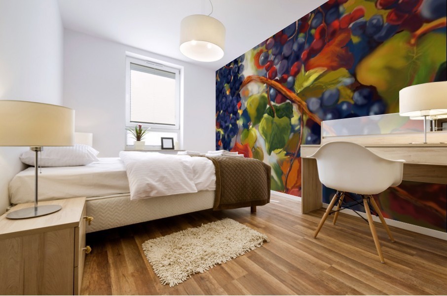 Vinyard Mural print