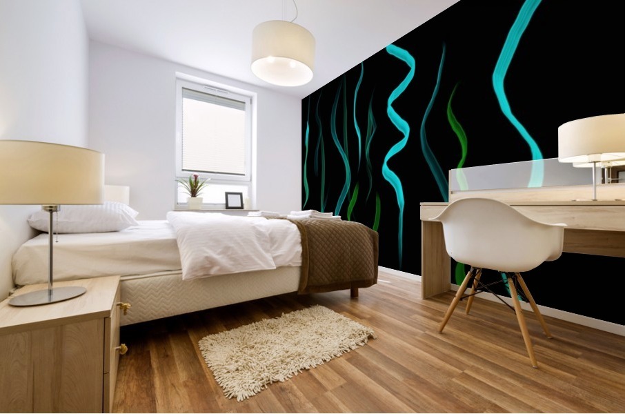 Ribbons Mural print