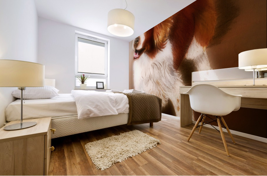 Welsh Springer Spaniel  Mural print