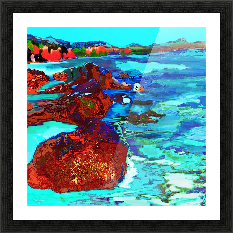 Coast Picture Frame print