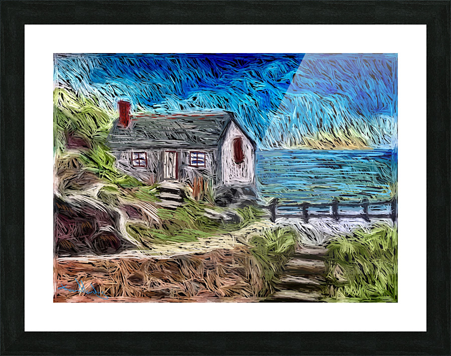 Cornwall  Picture Frame print