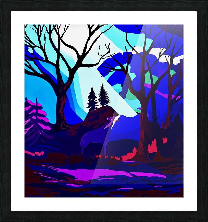 Fantasy Forest  Picture Frame print