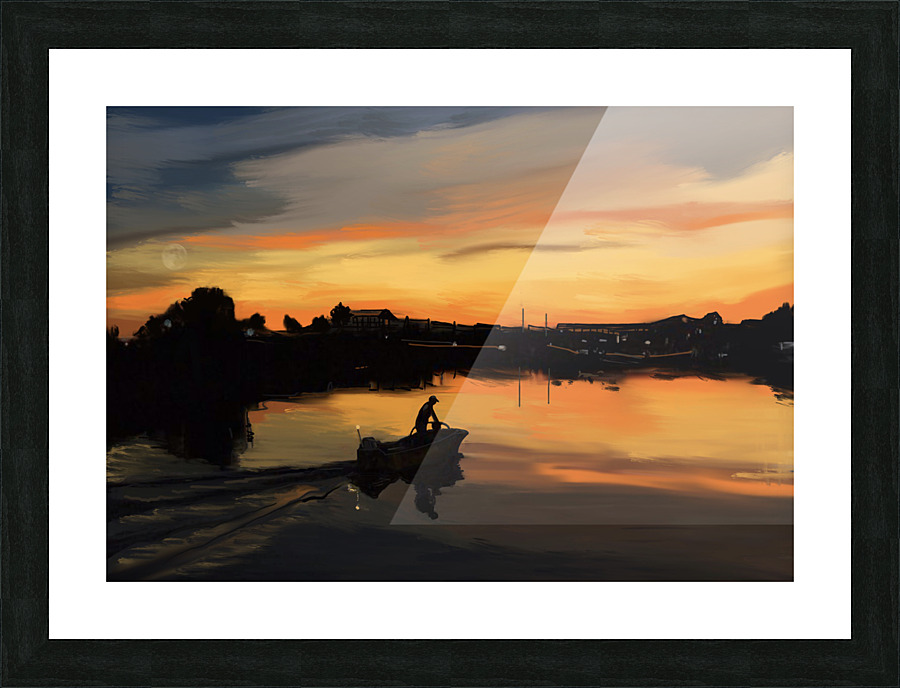 Coming Home Picture Frame print
