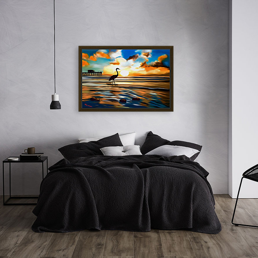 Seabird sunset  Reproduction