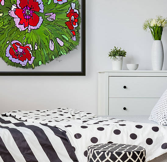 Floral Art Reproduction
