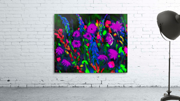 Vivid Floral Wall Preview