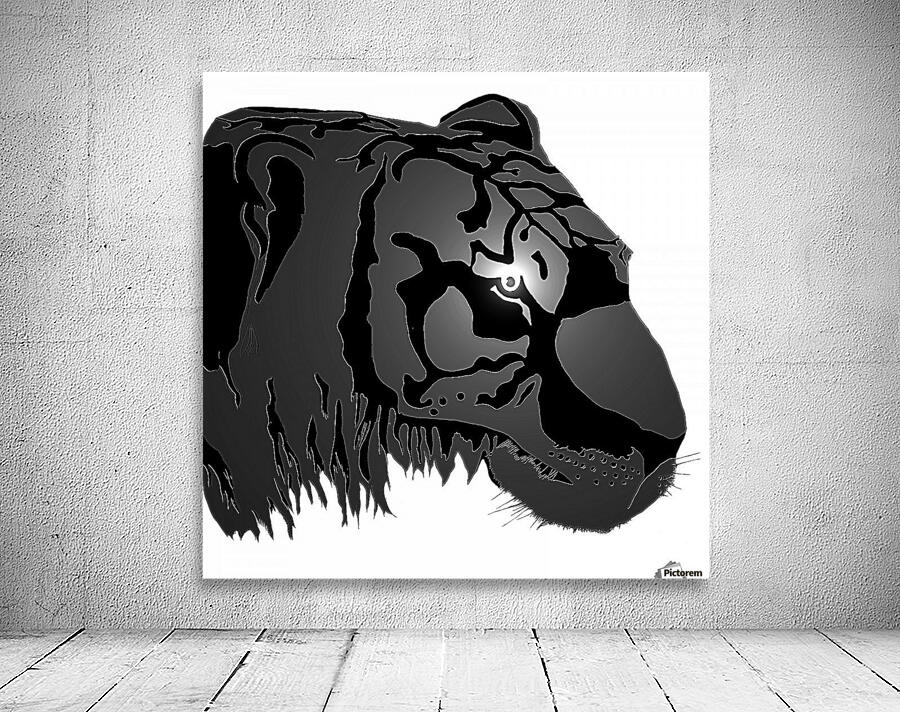 Tiger Head Wall Preview