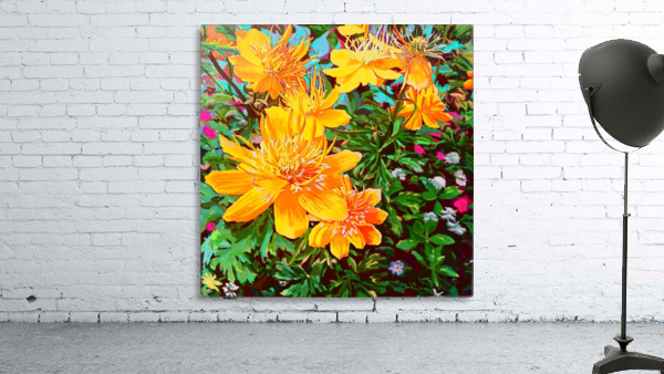 Yellow Flowers Wall Preview