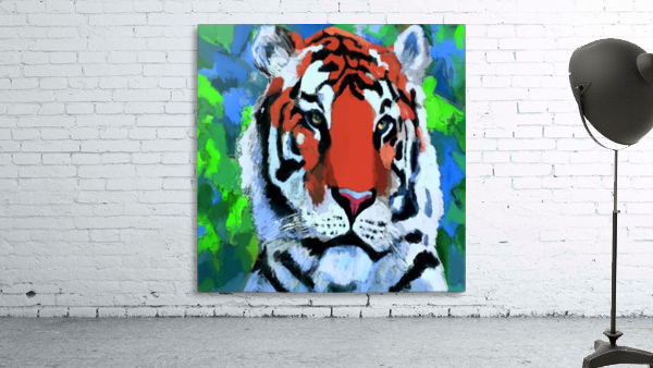 Tiger Art Wall Preview