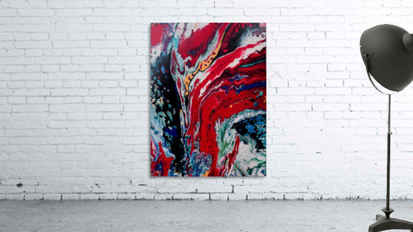 Abstract Red Wall Preview