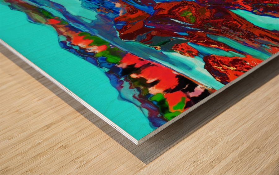 Coast Wood print