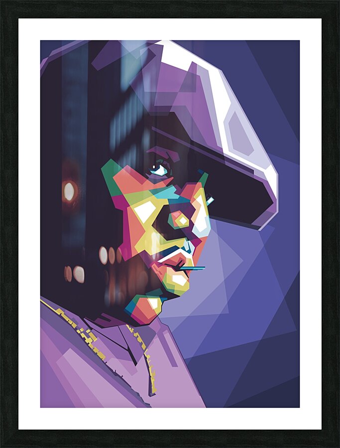 Biggie WPAP fanart Picture Frame print