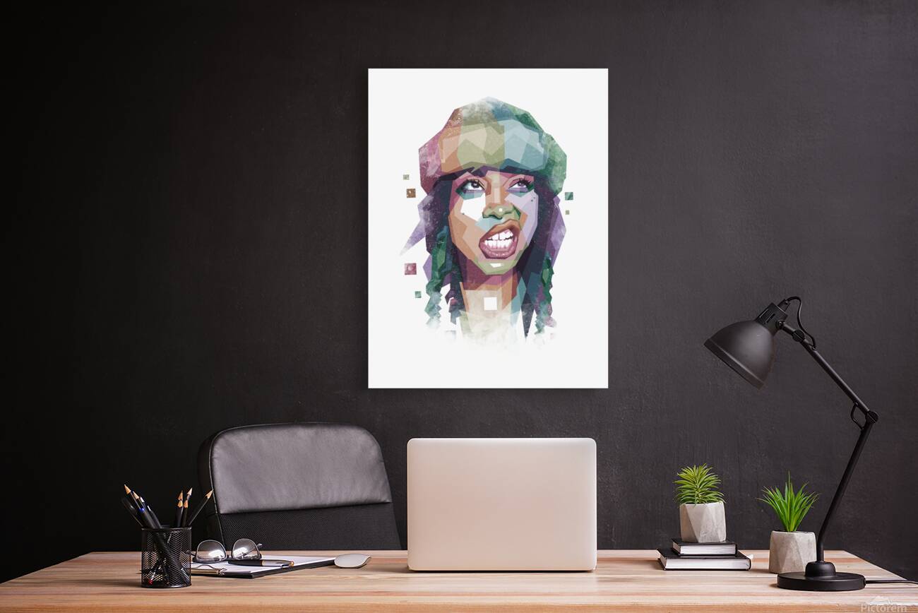 Badu in WPAP style Reproduction