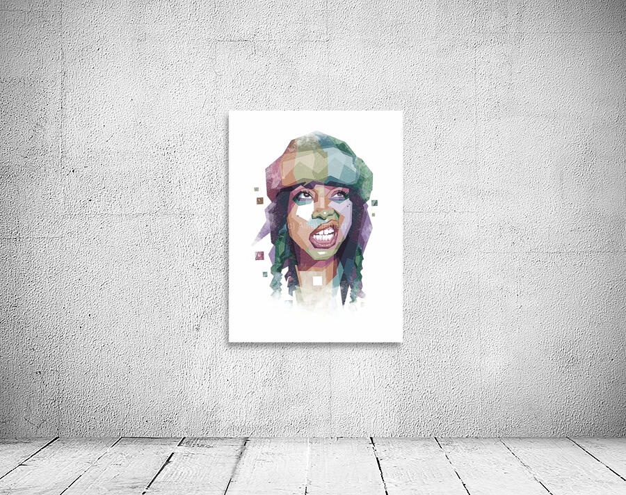 Badu in WPAP style Wall Preview