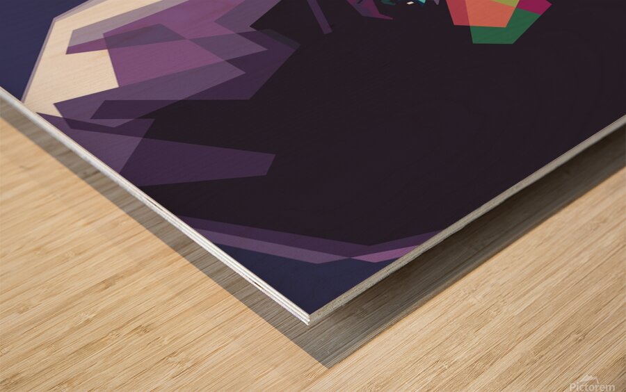 Biggie WPAP fanart Wood print