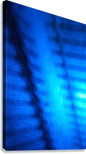Secure Blue Canvas Print