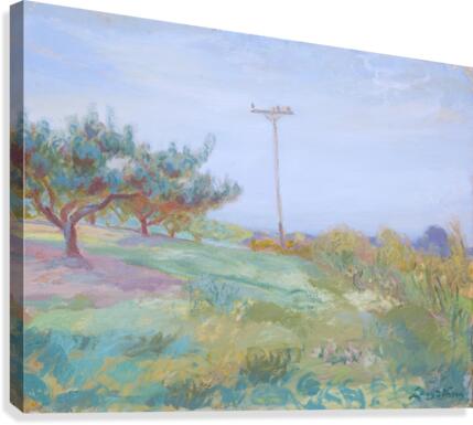 Orchard and Pole Canvas Print
