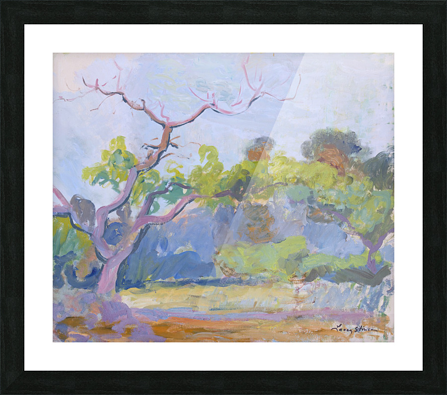 Dying Peach Tree Picture Frame print