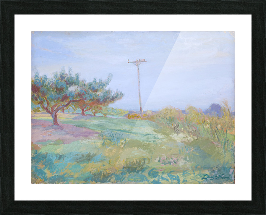 Orchard and Pole Picture Frame print